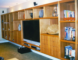 Custom Built In Bookcases, Media Centers, Window Seats for Vancouver, Washington and Portland, Oregon